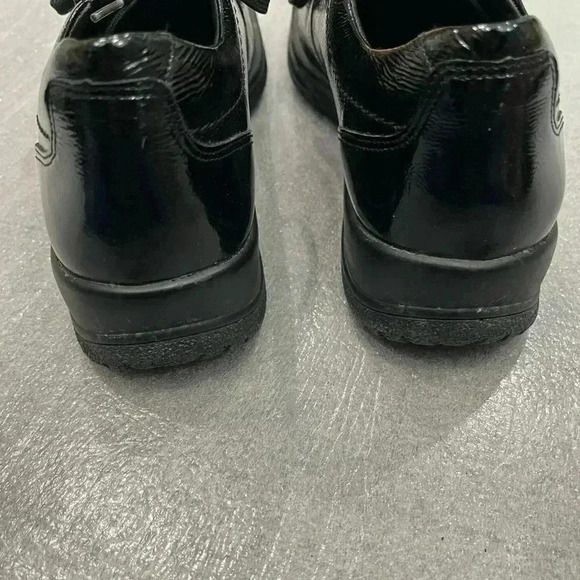 [US8]Mephisto Black Patent Leather Lace Up Comfort Shoes Sneakers-Made in France - Picture 6 of 13
